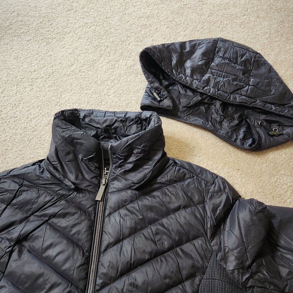 Michael Kors Black Packable Lightweight Down Fill Puffer - Women's XS - Picture 3 of 14